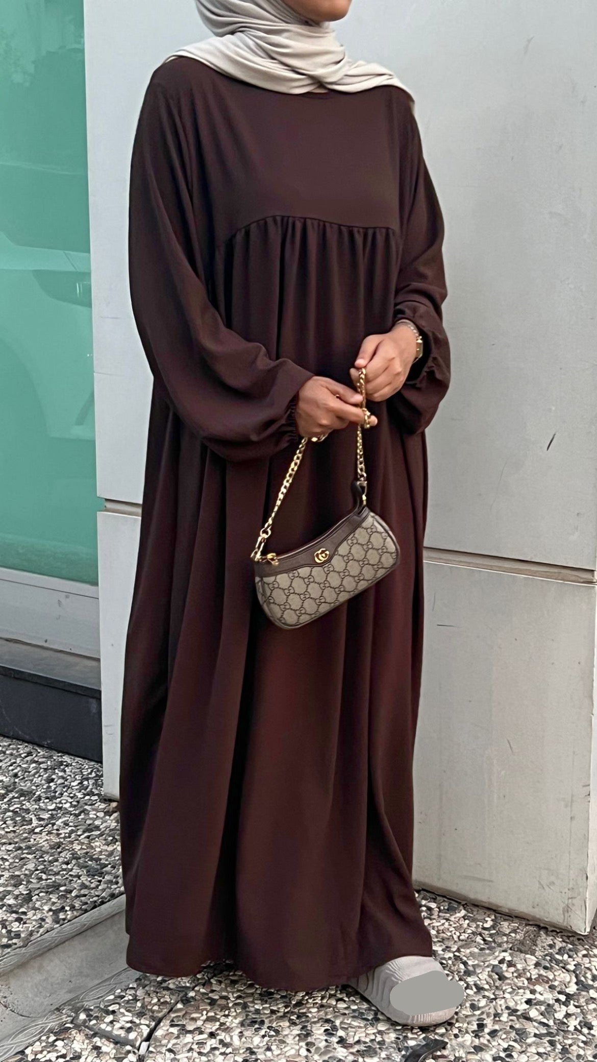 Classic Abaya - Kastanie