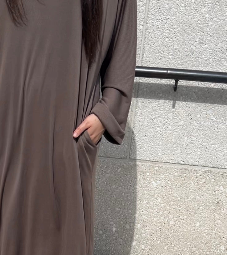 Comfy Abaya - Taupe