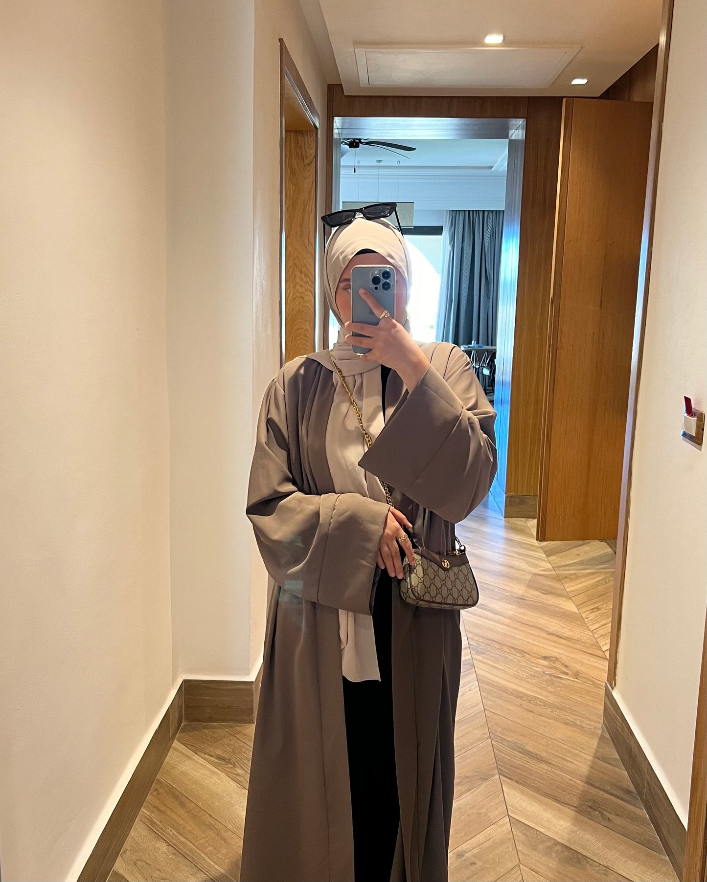 Kimono Abaya - Taupe
