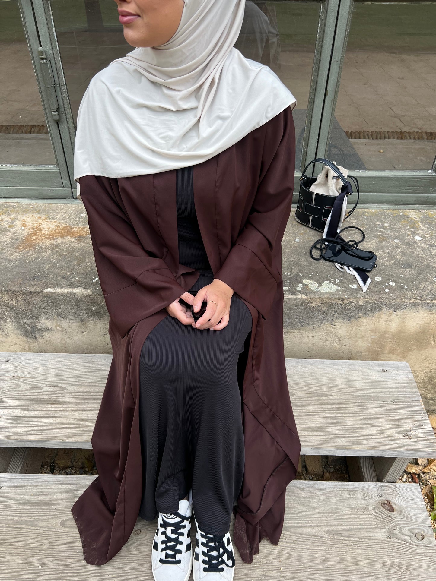 Kimono Abaya - Kastanie