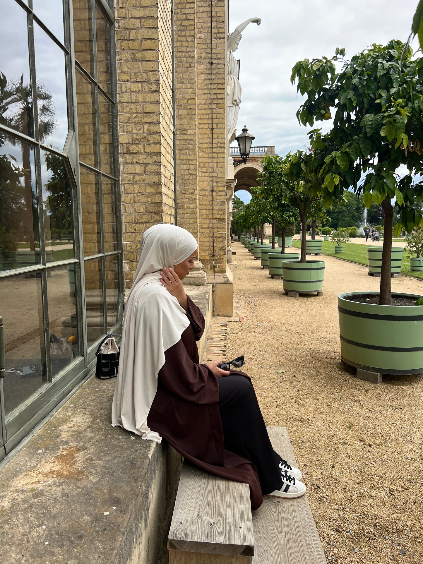 Kimono Abaya - Kastanie
