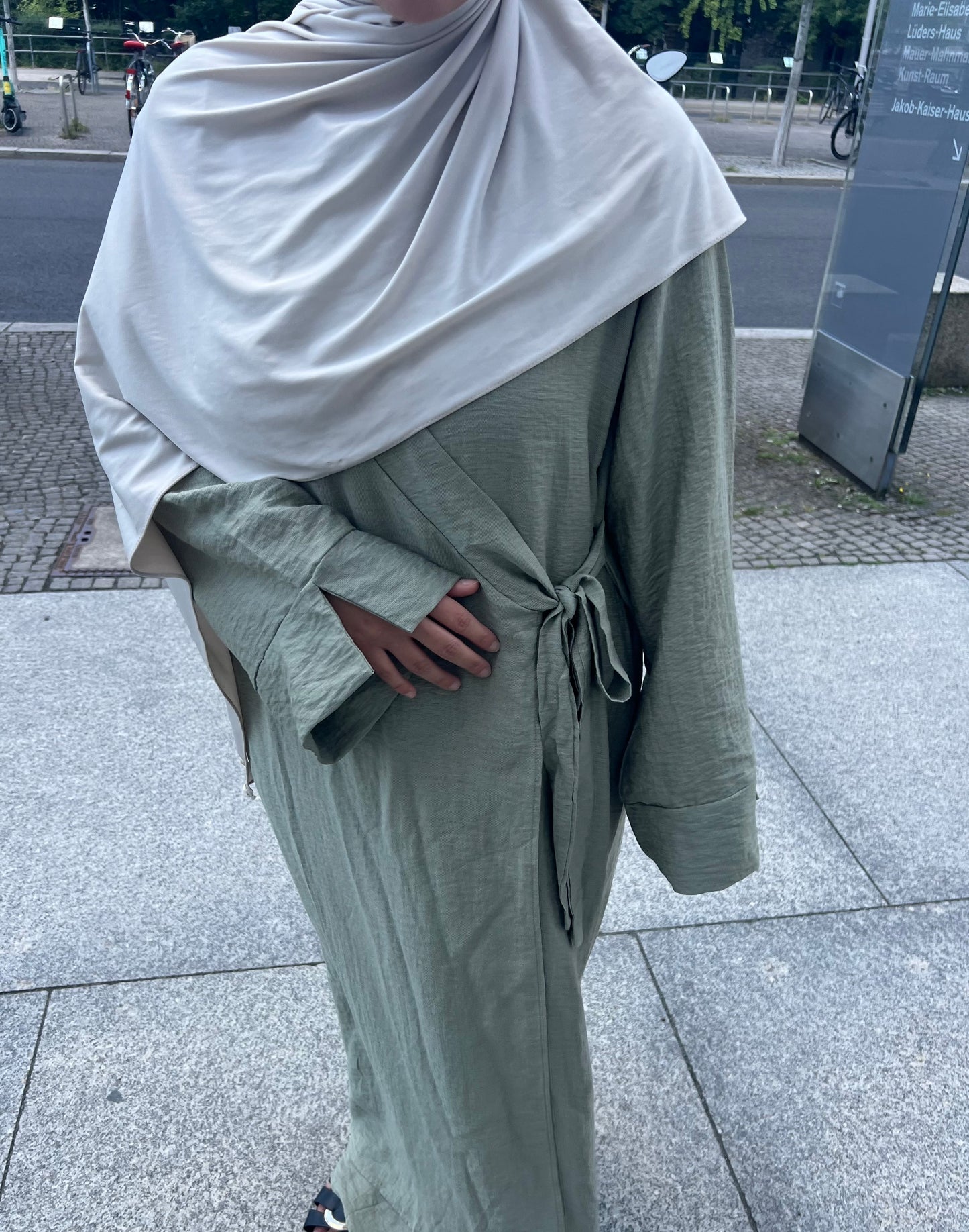 Lime Abaya