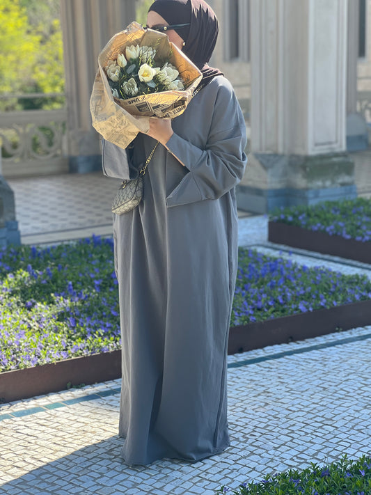 Sweatshirtkleid - Grey